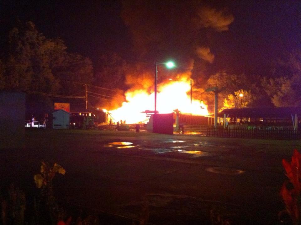 Fire destroys ride at Camden Park - WV MetroNews