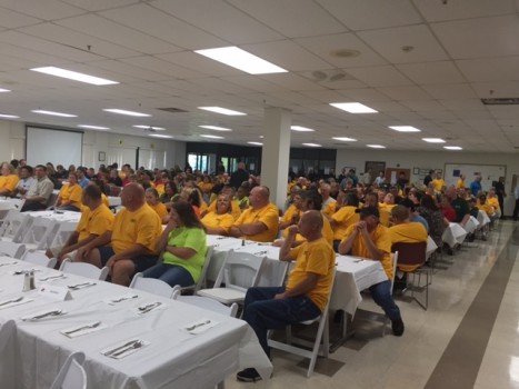 NGK associates attended the luncheon celebration at the Sissonville facility.