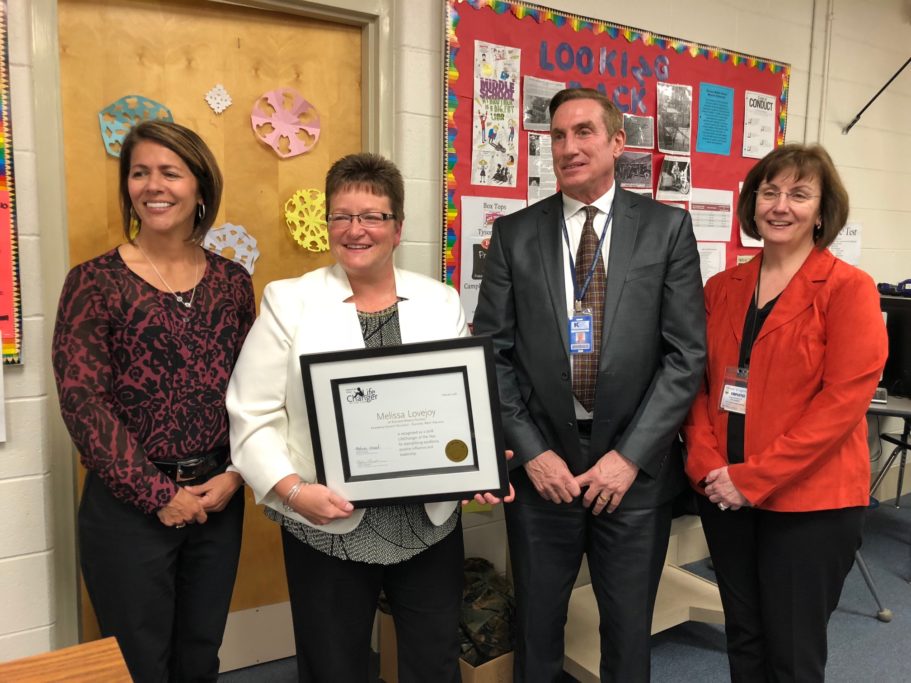 Elkview Middle principal receives 'Life Changer of the Year Award' following 2016 flood WV