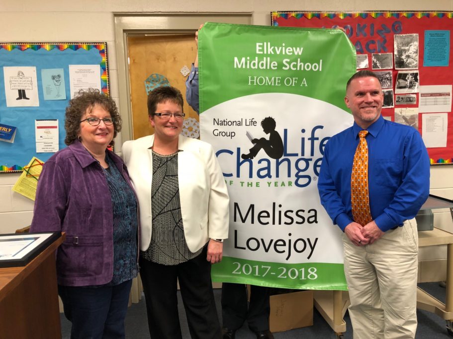 Elkview Middle principal receives 'Life Changer of the Year Award' following 2016 flood WV