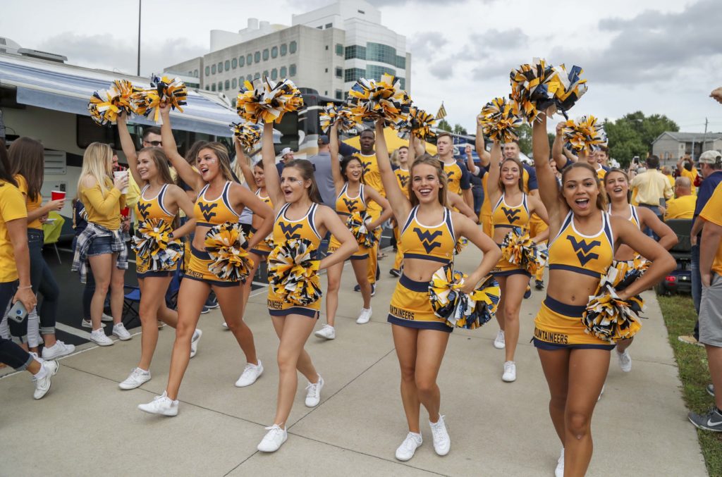 West Virginia West Virginia Mountaineers cheerleaders WV MetroNews