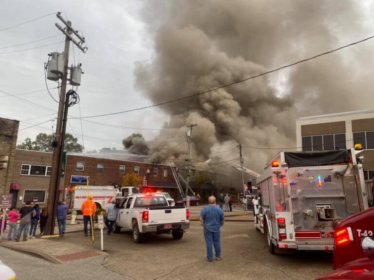 Morning fire in downtown Spencer WV MetroNews