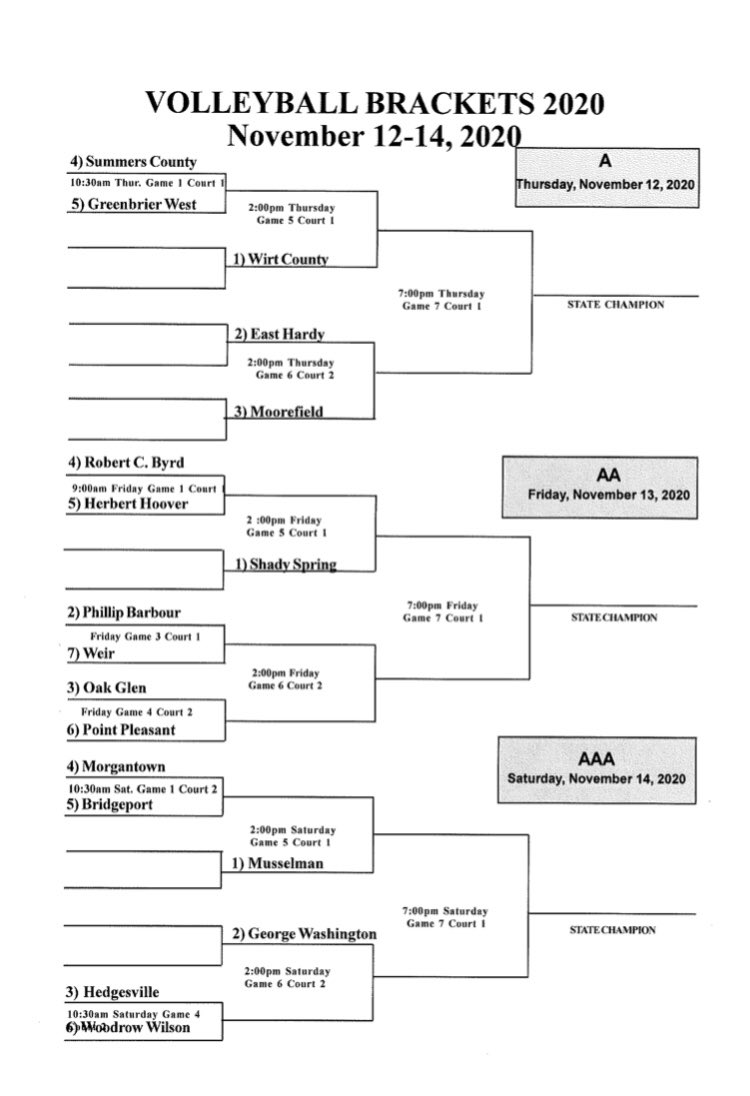 State volleyball brackets set, 6 teams excluded due to state COVID map