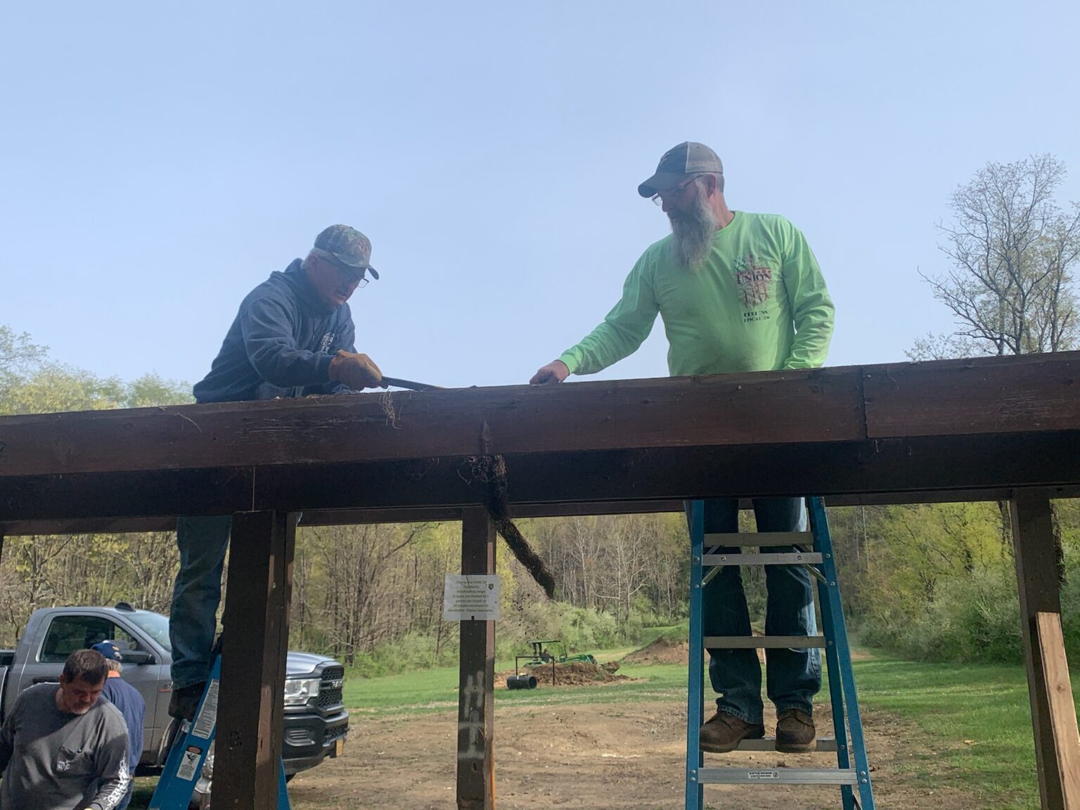 Union tradesmen rebuild shooting range at Pleasant Creek WMA - WV