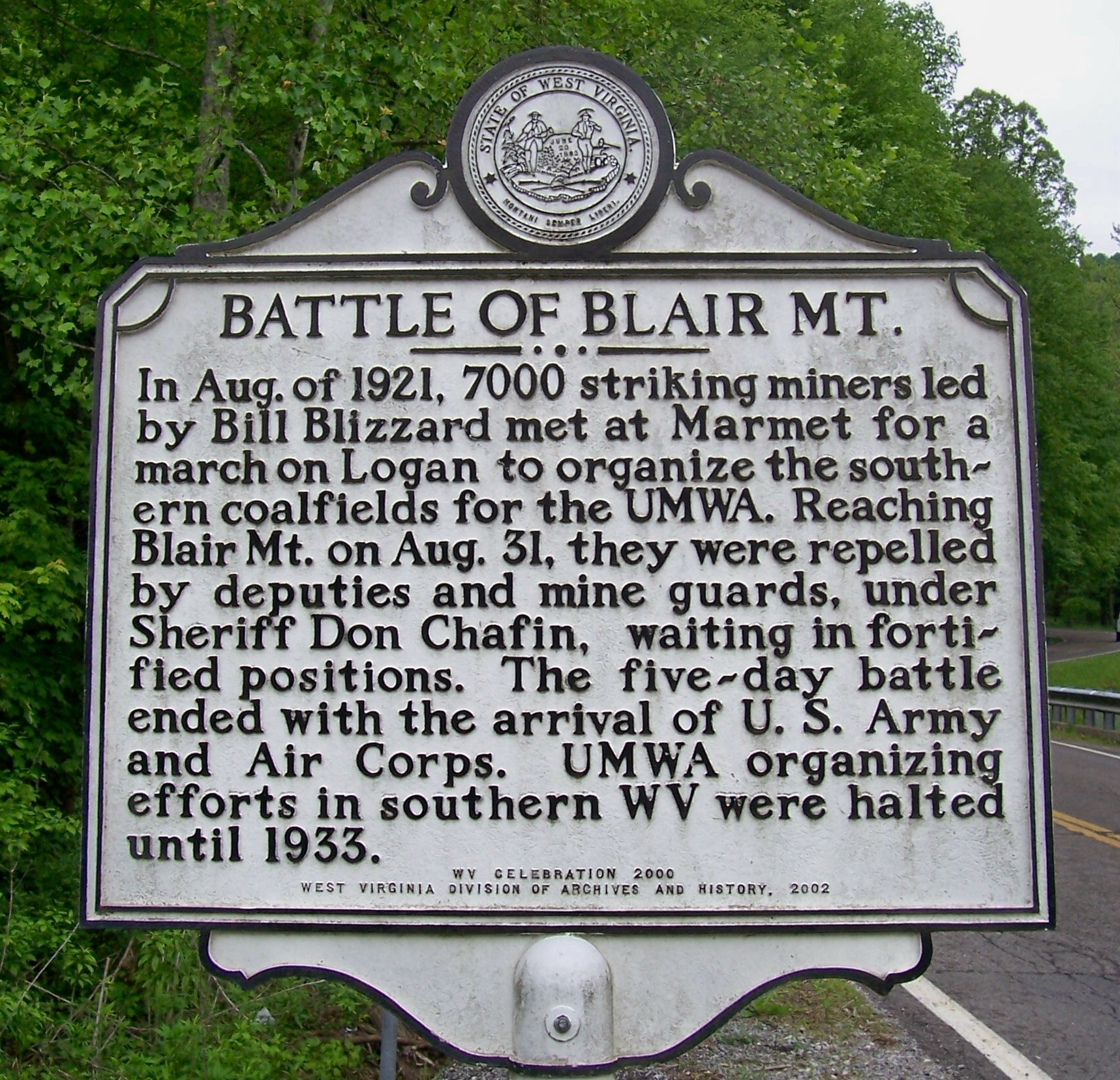 A Century Since The Confrontation On Blair Mountain - WV MetroNews