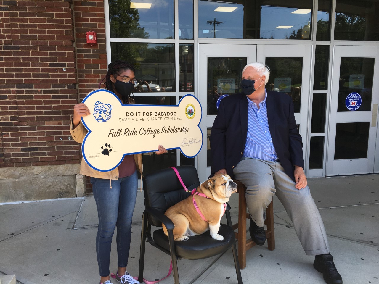 High sophomore collects scholarship in Babydog 2 lottery