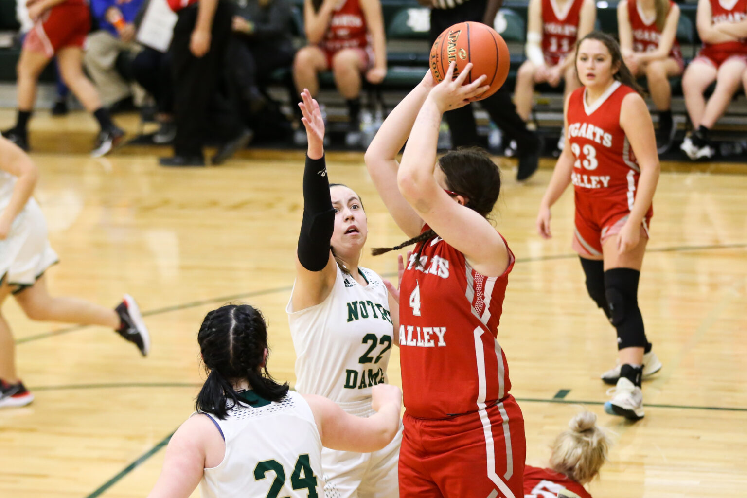 Photo gallery Tygarts Valley defeats Notre Dame; Wamsley records 500th