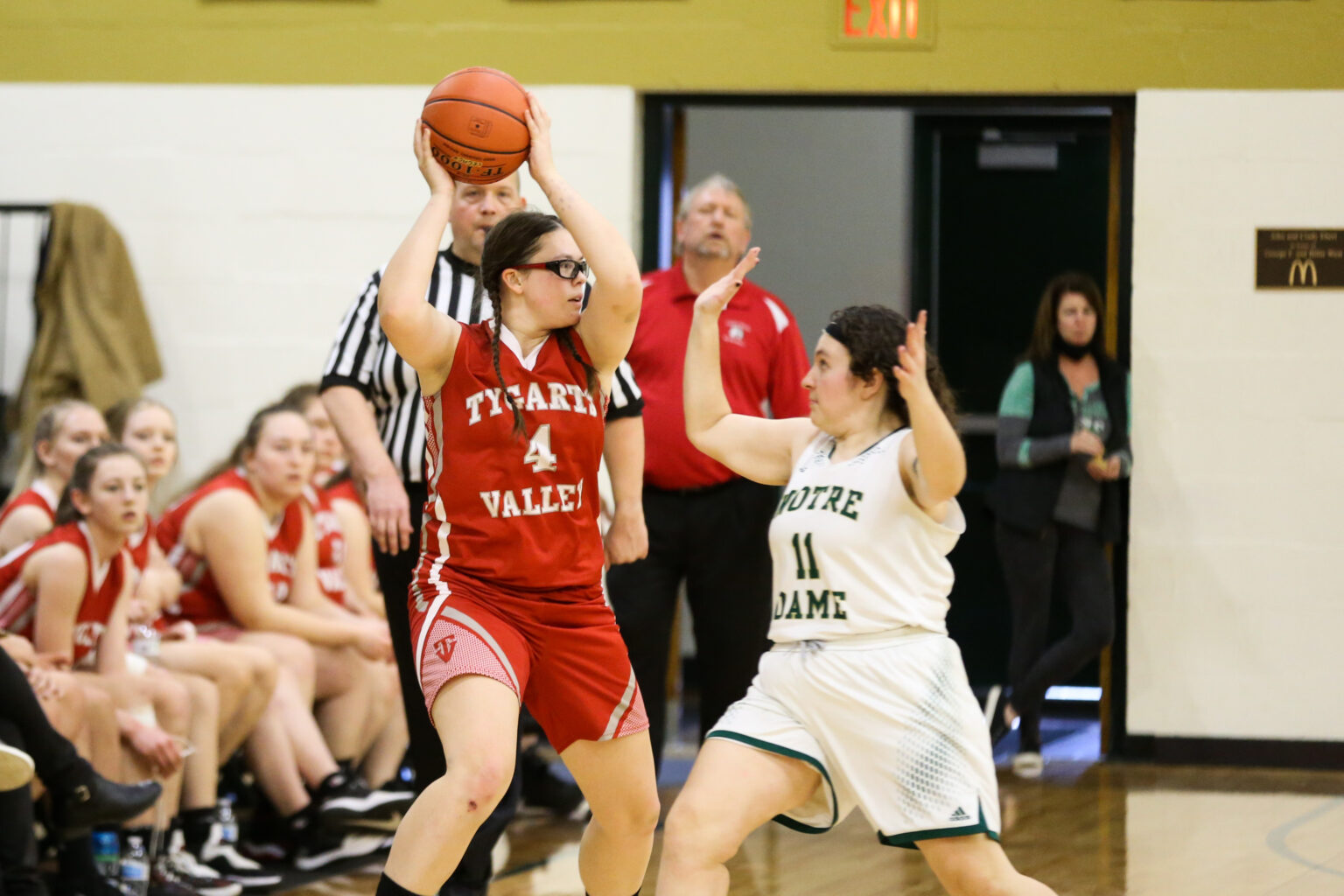 Photo gallery Tygarts Valley defeats Notre Dame; Wamsley records 500th