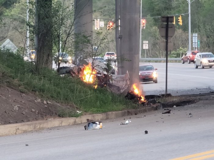 Fatal Accident Under Investigation In Morgantown WV MetroNews   Wreck 1 