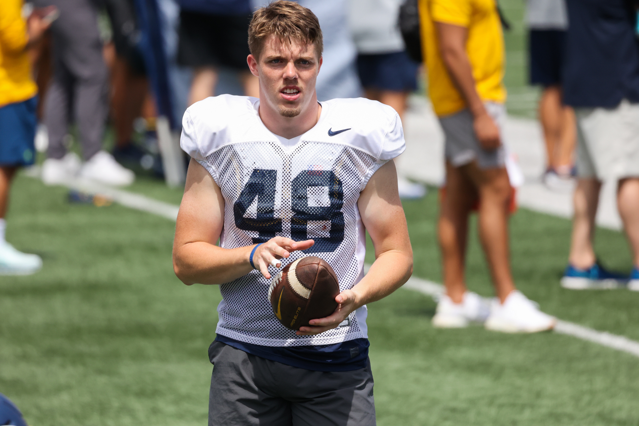 Legg's mental approach to kicking creates consistency and success - WV ...