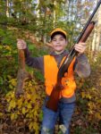 Braxton Morrison, age 12, of Culloden, W.Va. with a nice fox squirrel during a recent hunt. 
