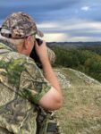 Mark Bias of Logan pulling the trigger and taking shots of the West Virginia elk herd in Logan-Mingo County. 