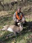 Isaac Waters of Vienna, W.Va. shares a picture of the first deer he's ever killed, taken on the family farm with some guidance from his brother-in-law. 
