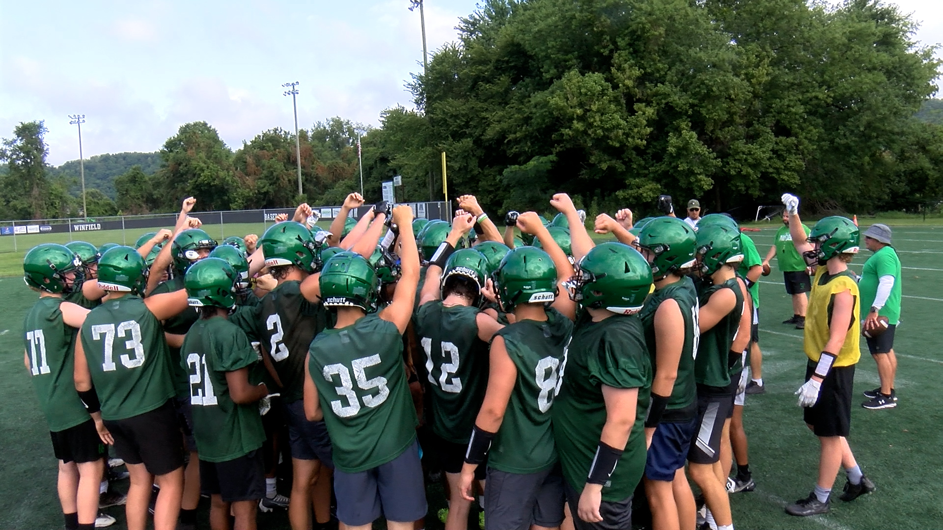 Record numbers in preseason camp for Winfield after 10win season WV