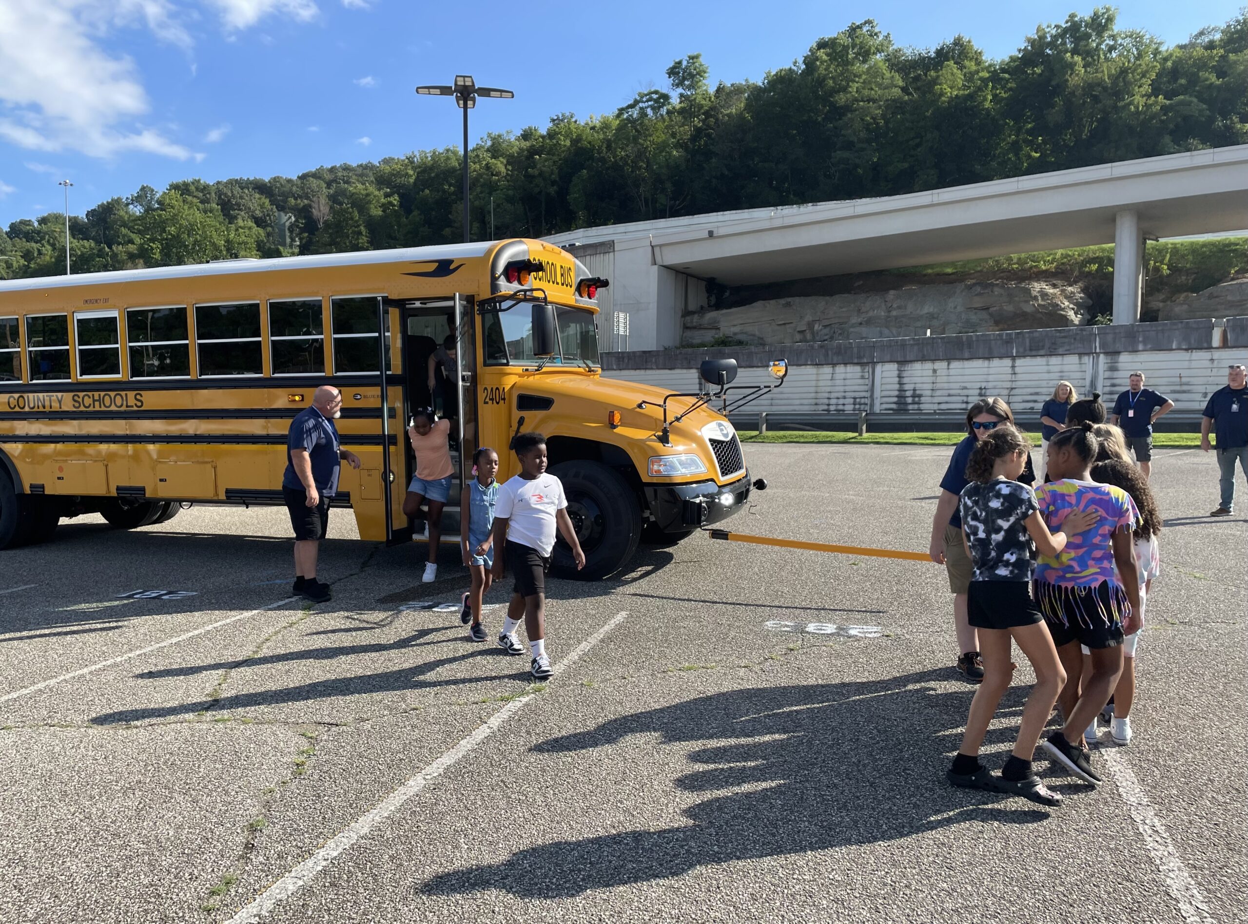 Kanawha County students go through school bus safety ahead of first day WV MetroNews