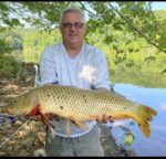 Bobby Williams of Roanoke, W.Va. caught this citation size carp from Stonewall Jackson Lake. It measured 32.5 inches. 

