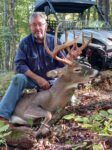 GARY RUBLE of Washington, W.Va. killed this nice buck in Wood County, W.Va. during the 2023 bow season.  He tells us it's the biggest buck he's ever seen while hunting. 
