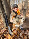 Jackson Shifler, age 12, of Martinsburg, W.Va.  harvested the nicest buck of his life while hunting on Maryland's youth hunting day of 2023