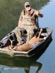 Kurt Blankenbeckler of Stollings, W.Va. took a boat across the Guyandotte River to hunt an area which is largely inaccessible in Logan County.  It paid off with a 7 point buck
