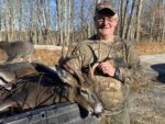 Patrick Dye of Big Bend, W.Va. with a buck he killed with his crossbow on the Saturday before rifle season 2023. 