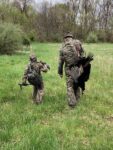 Andi Hasley of Morgantown, W.Va shares this really cool picture of her husband and son after a successful first turkey hunt for the youngster .
