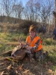 Jennifer Wotring of Bruceton Mills, W.Va. sends along this picture of her 15-year old daughter who watched this buck for several weeks in Ohio before finally getting a shot. 
